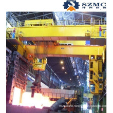 Double Girder Metallurgy Casting Overhead Crane 74t with Heavy Duty Trolley